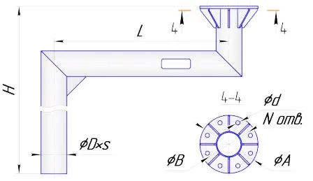 Консоль ТАНС.32.002.000 (В-20/8/Д360-24/8/Д360-1,7-б) OE OPORA ENGINEERING Консоль ТАНС.32.002.000 (В-20/8/Д360-24/8/Д360-1,7-б) OE OPORA ENGINEERING