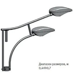 Кронштейн серии 3 "Гранд" ТАНС.42.002.000 (3.К2-0,4-1,5-Ф3-ц) Кронштейн серии 3 "Гранд" ТАНС.42.002.000 (3.К2-0,4-1,5-Ф3-ц)